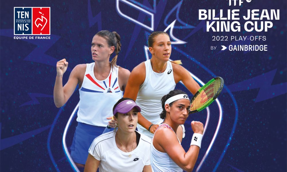 MATCH DE BARRAGE BILLIE JEAN KING CUP FRANCE vs PAYSBAS CAROLINE