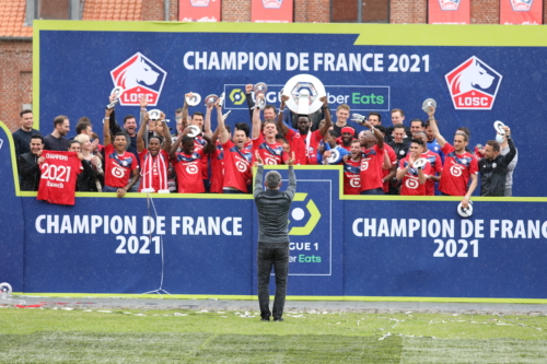 losc celebration champion de france ligue 1 2020-2021 photo laurent sanson-48