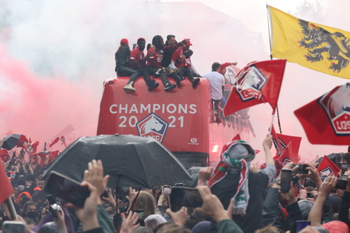 losc champion ligue 1 2020-2021 celebration lille 24-05-2021 photo laurent sanson-11