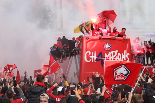 losc champion ligue 1 2020-2021 celebration lille 24-05-2021 photo laurent sanson-44