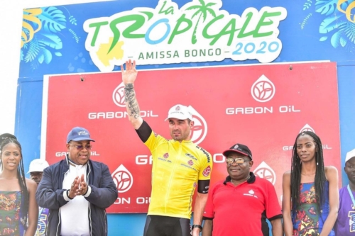 tropicale amissa bongo 2020 podium maillot jaune jordan levasseur